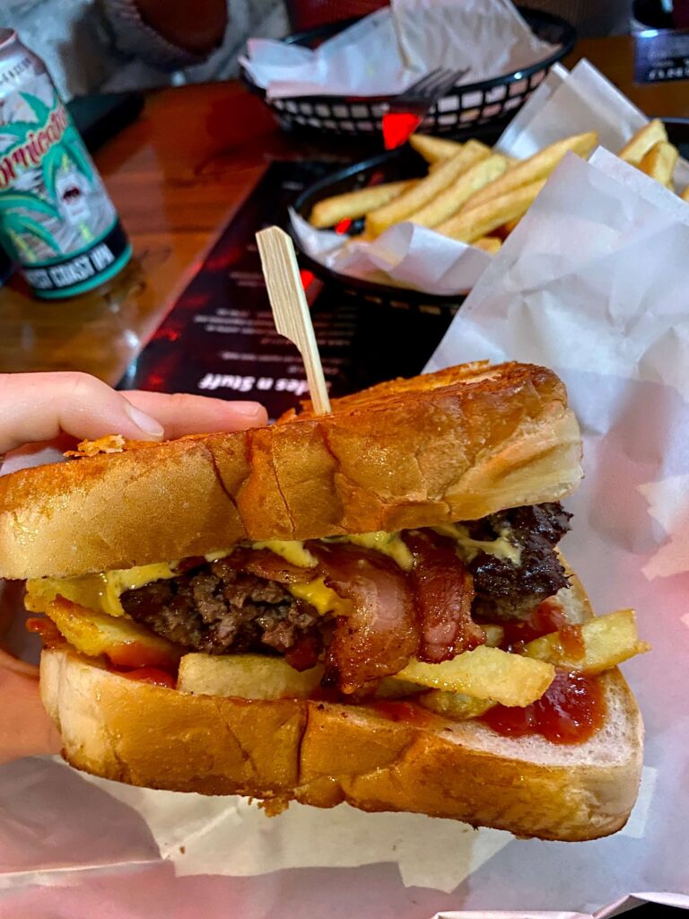 Hashtag Burgers and Waffles Your Dirty Uncle on Cheesy Toast