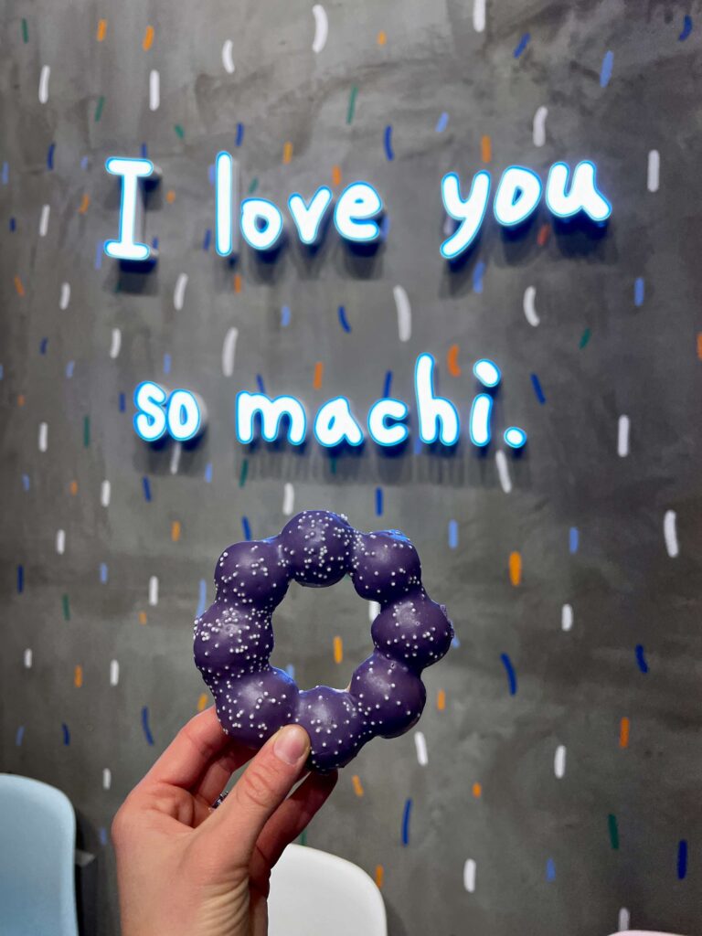 Ube donut from Mochi Mochi Donut