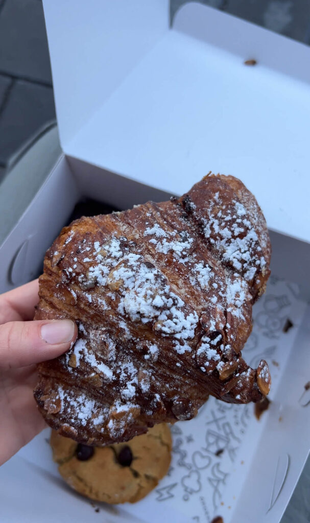 amond croissant from Jason Bakery