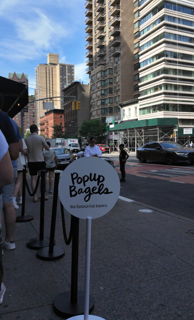 PopUp Bagels on the Upper East Side