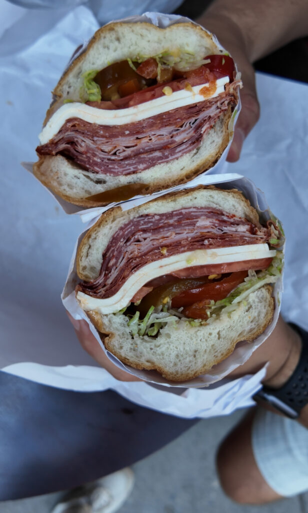 Spicy Italian Sandwich in NYC from Faicco's Italian Deli