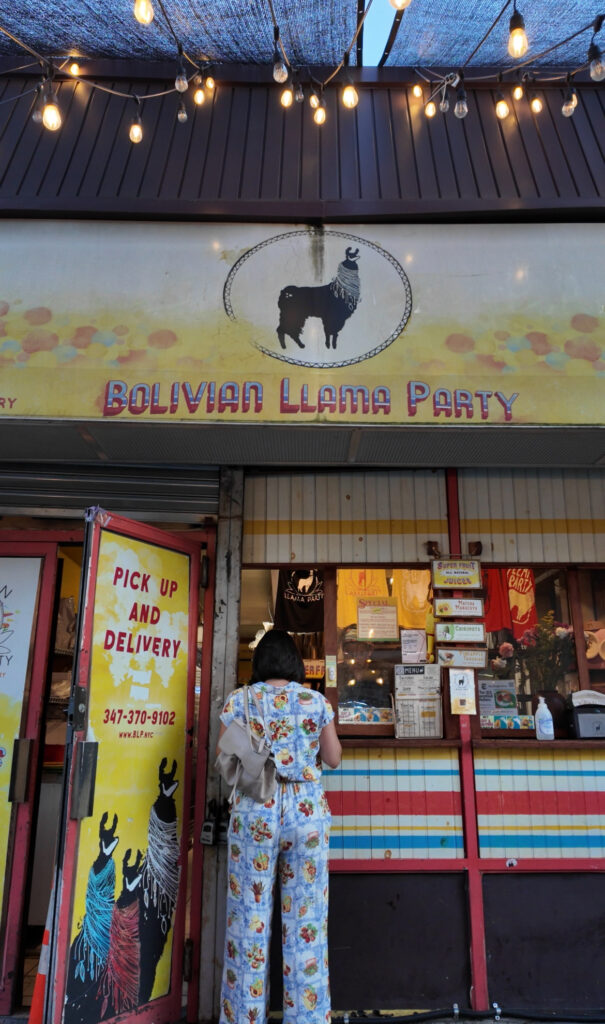 bolivian llama party in sunnyside, queens