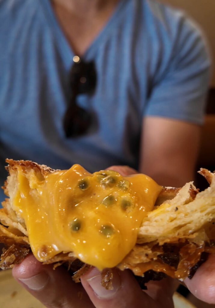 passionfruit kouign-amann  from Chai Chais bakehouse in London